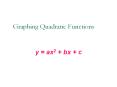 Graphing%20Quadratic%20Functions PowerPoint PPT Presentation