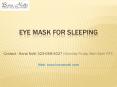 Silk Eye Masks PowerPoint PPT Presentation