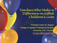 Teachers Who Make a Difference in Gifted Children PowerPoint PPT Presentation