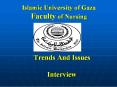 Islamic University of Gaza Faculty of Nursing PowerPoint PPT Presentation