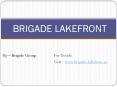 Brigade Lakefront Whitefield Bangalore PowerPoint PPT Presentation