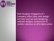 Singapore Top Rated Web Designers Company