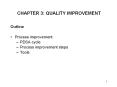 CHAPTER 3: QUALITY IMPROVEMENT PowerPoint PPT Presentation