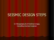 SEISMIC DESIGN STEPS