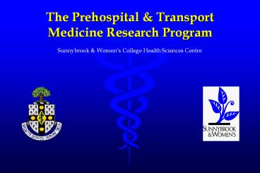 The Prehospital