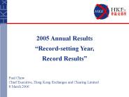 2005 Annual Results 