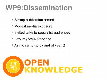 WP9:Dissemination