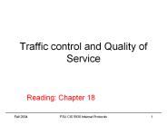 Traffic control and Quality of Service