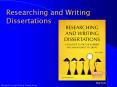 Researching and Writing Dissertations PowerPoint PPT Presentation