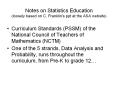 Notes on Statistics Education (loosely based on C. Franklin's ppt at the ASA website) PowerPoint PPT Presentation