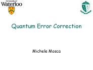 Quantum Error Correction