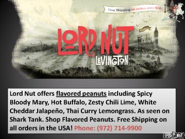 Flavored Peanuts and Nut Brands