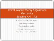 In which you will learn about: