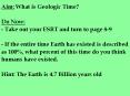 Aim: What is Geologic Time? PowerPoint PPT Presentation