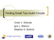 Finding Small Two-Qubit Circuits