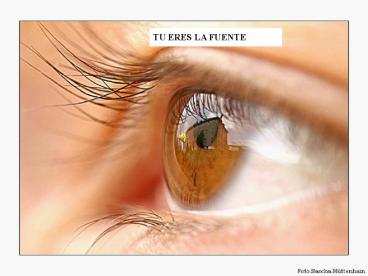 TU ERES LA FUENTE