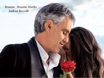 Besame , Besame Mucho