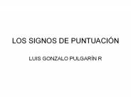 LOS SIGNOS DE PUNTUACI