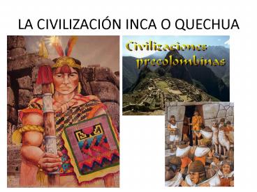 LA CIVILIZACI