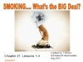 Chapter 21 Lessons 1-3 PowerPoint PPT Presentation
