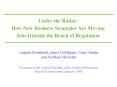 Under the Radar: How New Business Strategies Are Moving Jobs Outside the Reach of Regulation PowerPoint PPT Presentation