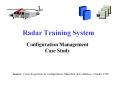 Radar Training System PowerPoint PPT Presentation