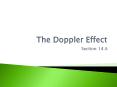 The Doppler Effect PowerPoint PPT Presentation
