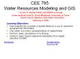 CEE%20795%20Water%20Resources%20Modeling%20and%20GIS PowerPoint PPT Presentation