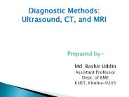Diagnostic Methods: Ultrasound, CT, and MRI