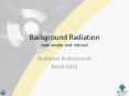 Background Radiation man-made and natural PowerPoint PPT Presentation