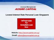 Moneylenders Singapore - Assure Capital