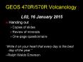 GEOS 470R/570R Volcanology PowerPoint PPT Presentation