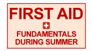 First Aid Fundamentals During Summer