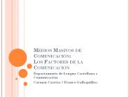 Medios Masivos de Comunicaci