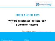 Why do freelancer projects fail? 5 common reasons