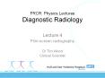 FRCR: Physics Lectures Diagnostic Radiology PowerPoint PPT Presentation