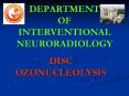 DEPARTMENT OF INTERVENTIONAL NEURORADIOLOGY PowerPoint PPT Presentation