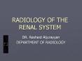 RADIOLOGY OF THE RENAL SYSTEM PowerPoint PPT Presentation