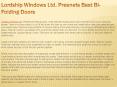 Lordship Windows Ltd. Presnets Best Bi-folding Doors PowerPoint PPT Presentation
