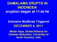 GAMALAMA ERUPTS IN INDONESIA eruption began at 11:00 PM PowerPoint PPT Presentation