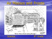 Air Masses and Fronts