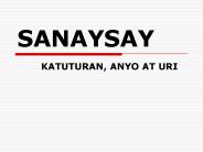 SANAYSAY
