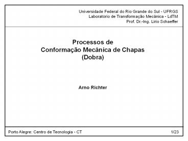 Universidade Federal do Rio Grande do Sul - UFRGS