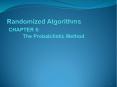 Randomized Algorithms CHAPTER 5:      The Probabilistic Method PowerPoint PPT Presentation