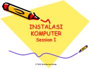 INSTALASI KOMPUTER Session I