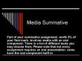 Media Summative PowerPoint PPT Presentation