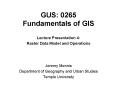 GUS: 0265 Fundamentals of GIS PowerPoint PPT Presentation