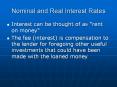 Nominal and Real Interest Rates PowerPoint PPT Presentation