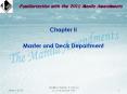 Master and Deck Department PowerPoint PPT Presentation