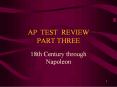 AP TEST REVIEW     PART THREE PowerPoint PPT Presentation